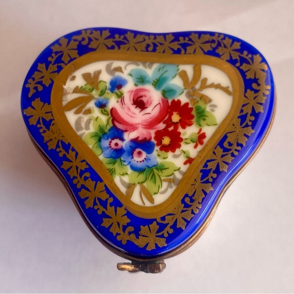 NWT Vintage LIMOGES FRANCE SMALL TRINKET BOX - Picture 6 of 7